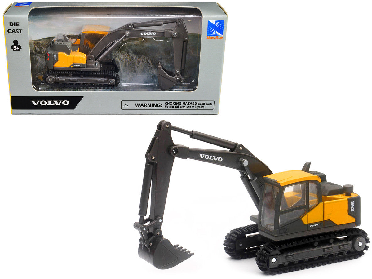 Volvo EC140E Track-Type Excavator Yellow Diecast Model by New Ray LuxuryLifeWay Online Store
