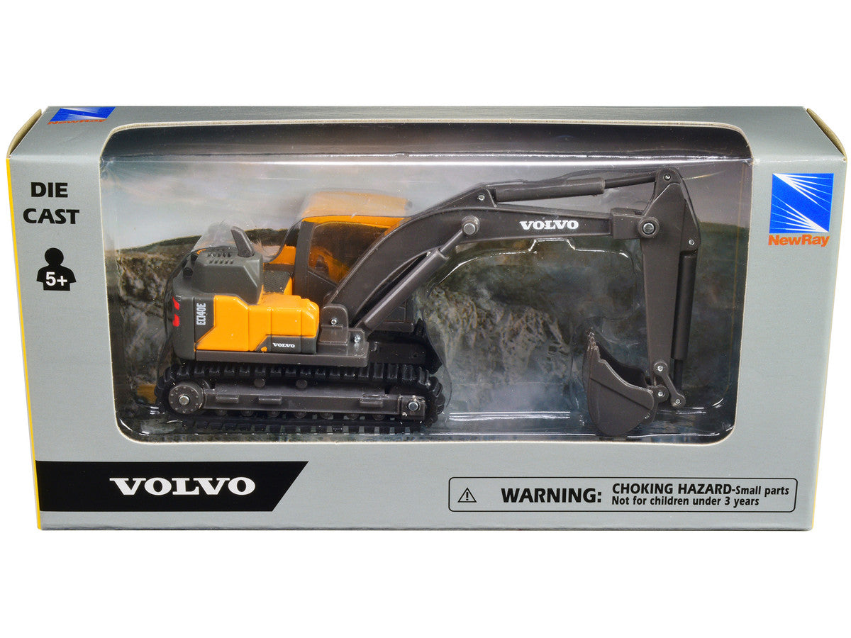 Volvo EC140E Track-Type Excavator Yellow Diecast Model by New Ray LuxuryLifeWay Online Store