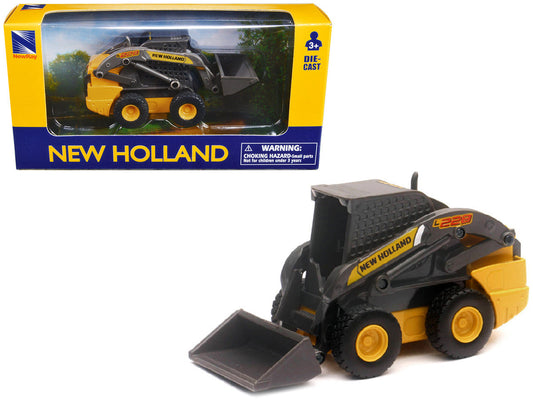 New Holland L228 Skid Steer Yellow Diecast Model by New Ray LuxuryLifeWay Online Store