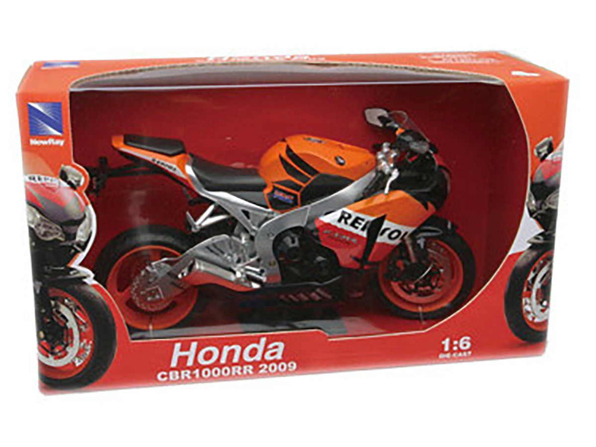 2009 Honda CBR1000RR "Repsol" 1/6 Diecast Motorcycle Model by New Ray LuxuryLifeWay Online Store