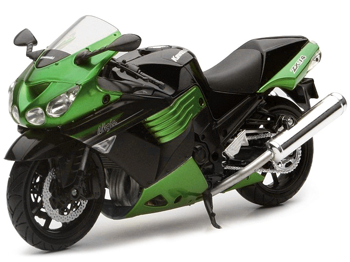 2011 Kawasaki ZX-14 Ninja Green Motorcycle Model 1/12 by New Ray LuxuryLifeWay Online Store
