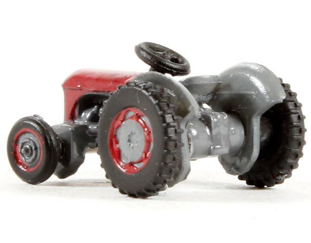 Ferguson Tractor Red and Gray 1/148 (N) Scale Diecast Model Car by Oxford Diecast LuxuryLifeWay Online Store