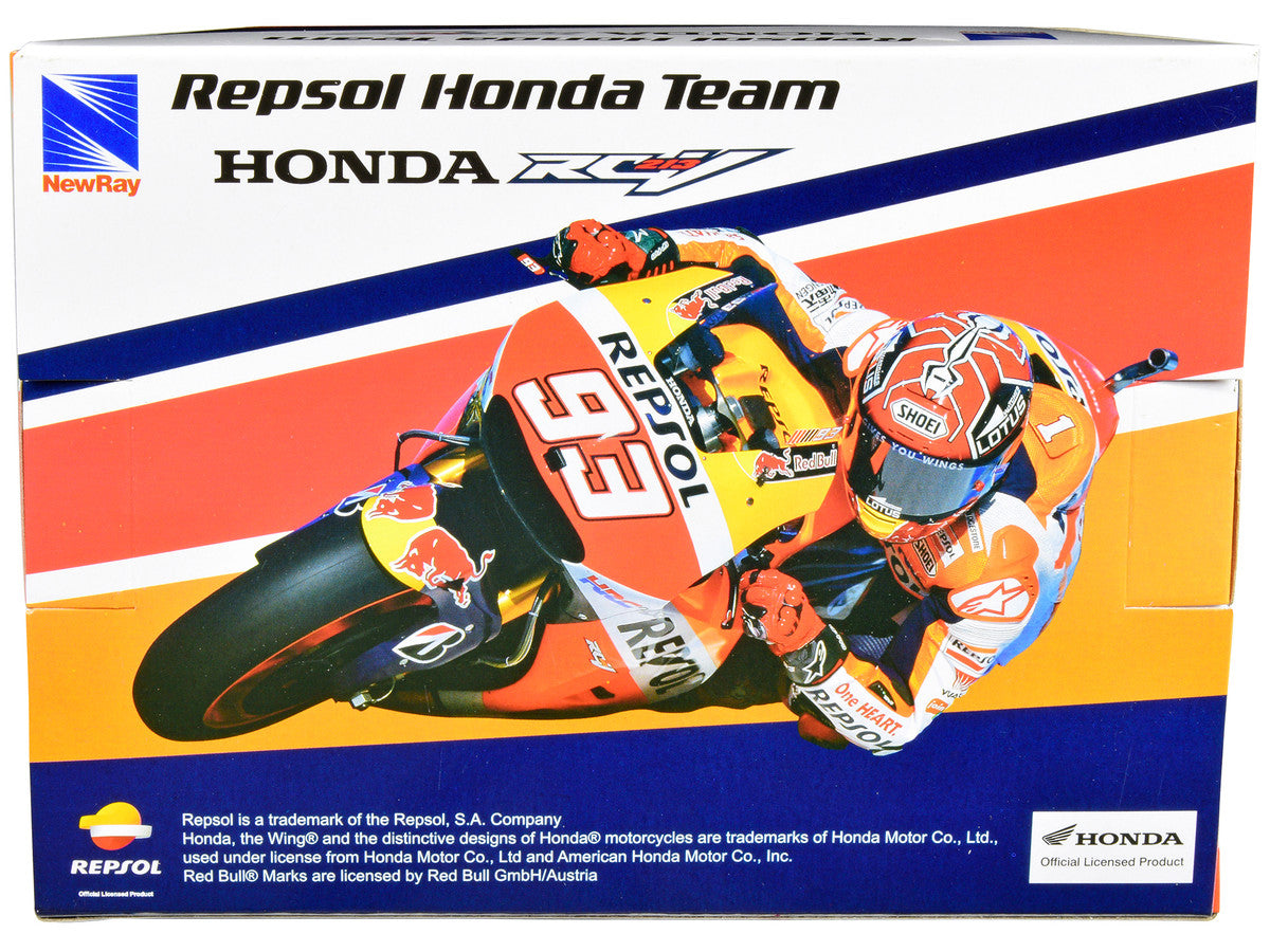 Honda RC213V Motorcycle #93 Marc Marquez "Repsol Honda Team" MotoGP (2015) 1/12 Diecast Model by New Ray LuxuryLifeWay Online Store