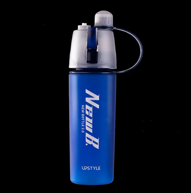 Portable Sports Spray Water Bottle (Plastic)