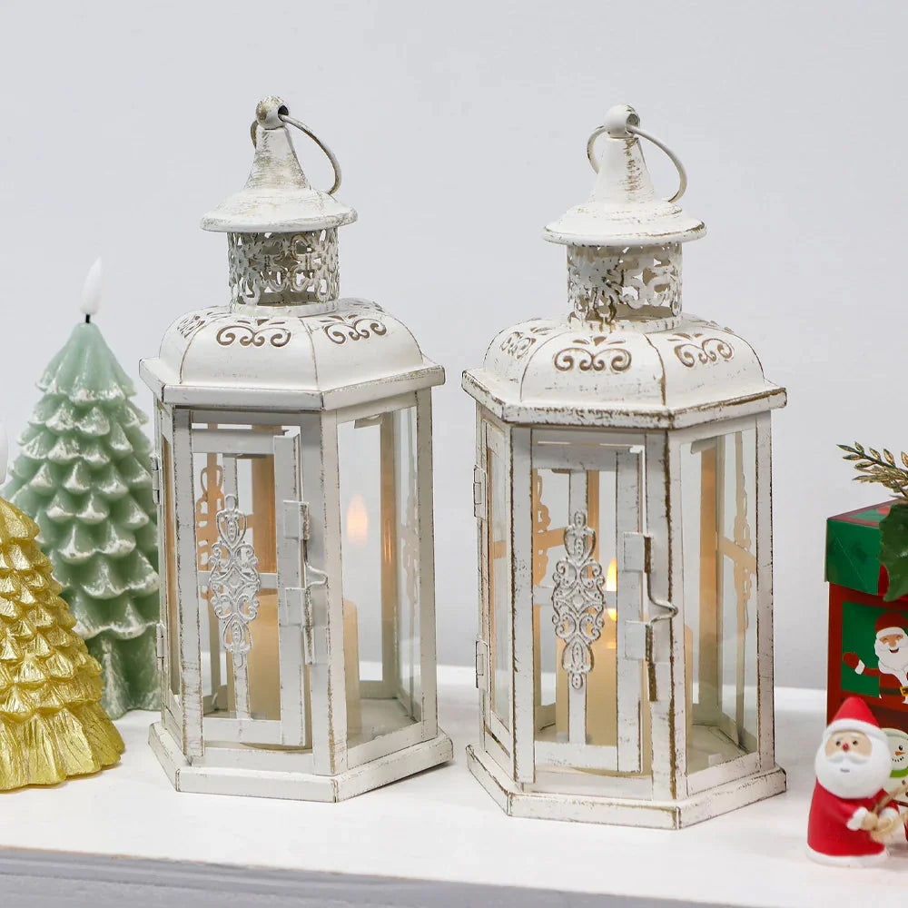 10 inch High Vintage Style Hanging Lantern（Set of 2 ） LuxuryLifeWay Online Store