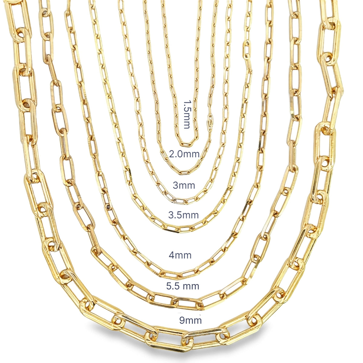 Paperclip Chain (F164-F192) LuxuryLifeWay Online Store