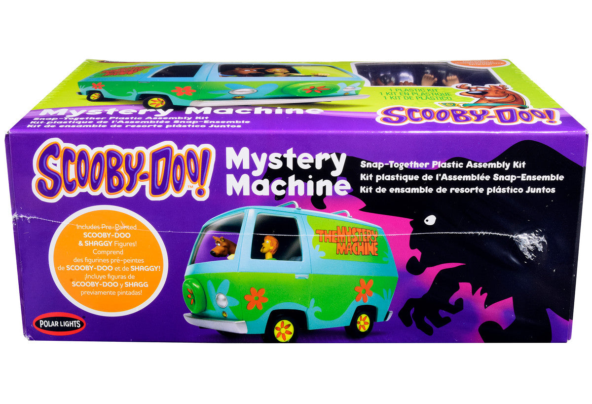 Skill 1 Snap Model Kit The Mystery Machine with Two Figurines (Scooby-Doo and Shaggy) 1/25 Scale Model by Polar Lights LuxuryLifeWay Online Store