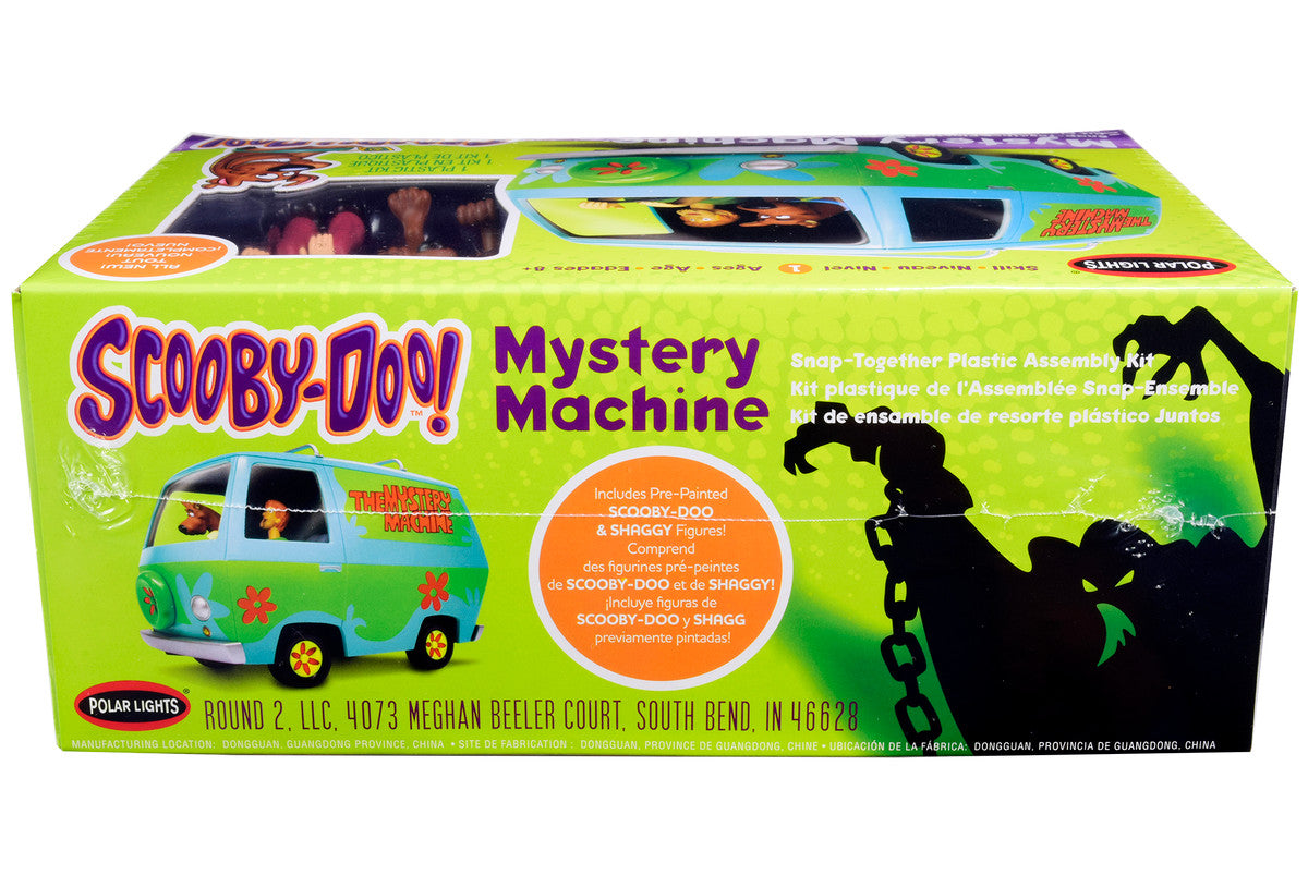 Skill 1 Snap Model Kit The Mystery Machine with Two Figurines (Scooby-Doo and Shaggy) 1/25 Scale Model by Polar Lights LuxuryLifeWay Online Store