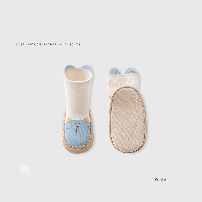 Toddler Walking Socks, Floor Shoe Socks, Cartoon Cute Baby Anti-slip Walking Shoes LuxuryLifeWay Online Store