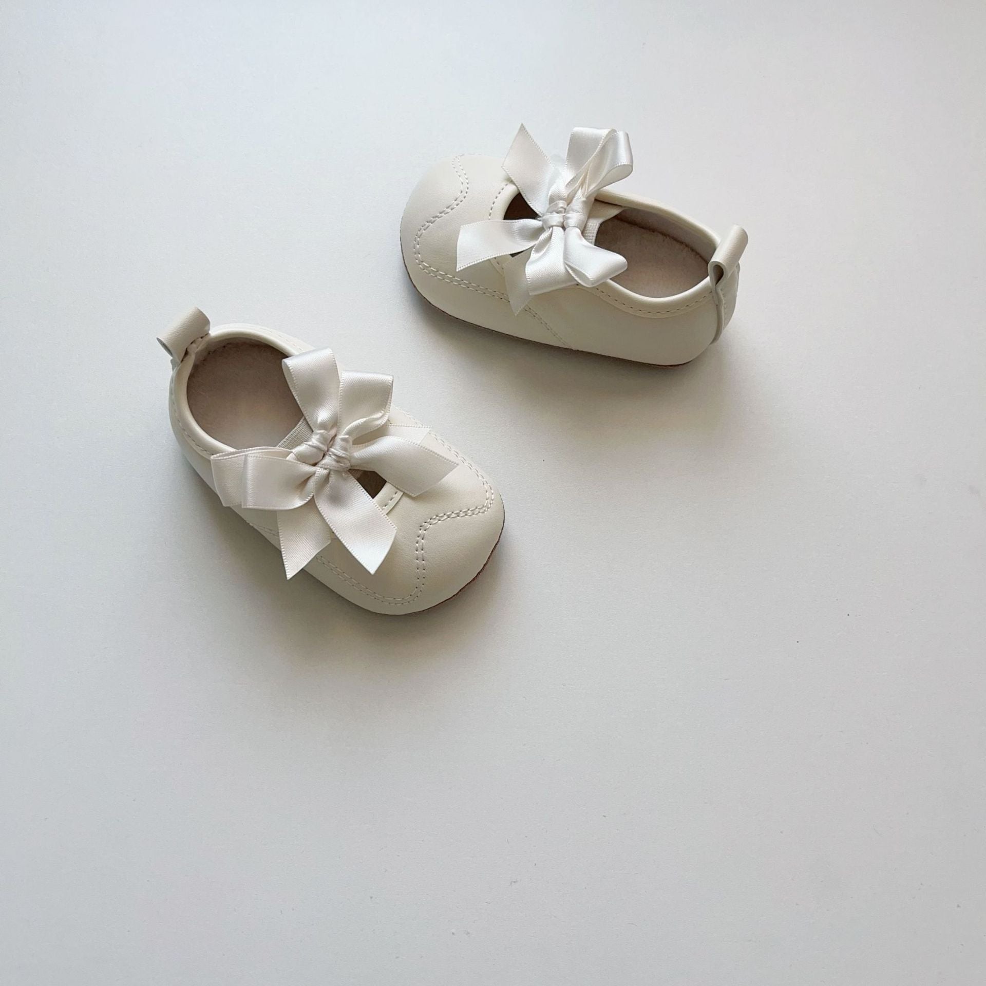 Winter and Autumn Baby Girl Fashion Solid Color Butterfly-bow Decorated Toddler Soft-Sole Anti-slip Walking Shoes LuxuryLifeWay Online Store