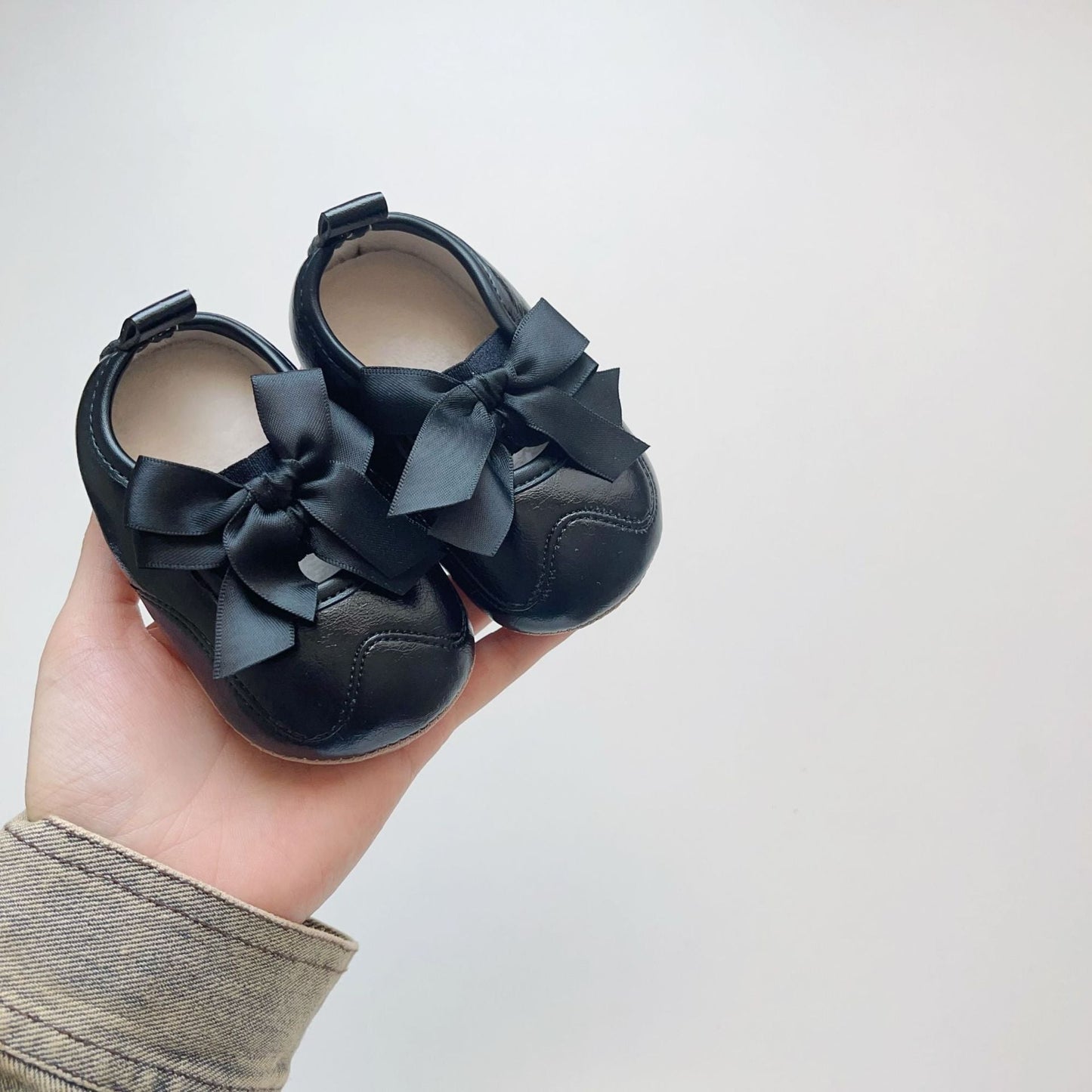 Winter and Autumn Baby Girl Fashion Solid Color Butterfly-bow Decorated Toddler Soft-Sole Anti-slip Walking Shoes LuxuryLifeWay Online Store