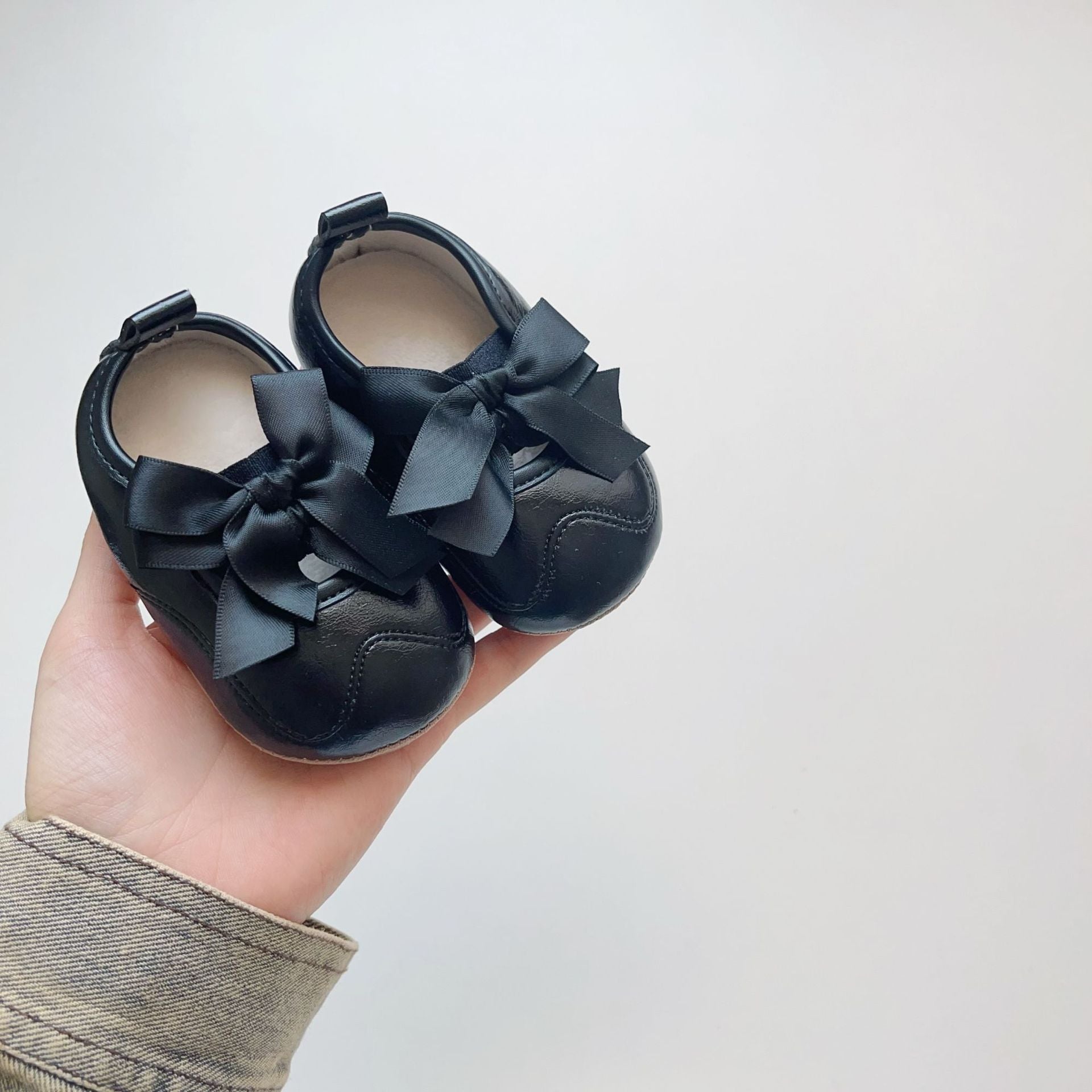 Winter and Autumn Baby Girl Fashion Solid Color Butterfly-bow Decorated Toddler Soft-Sole Anti-slip Walking Shoes LuxuryLifeWay Online Store