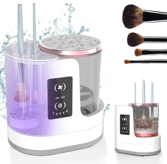 Electric Makeup Brush Cleaner & Stand