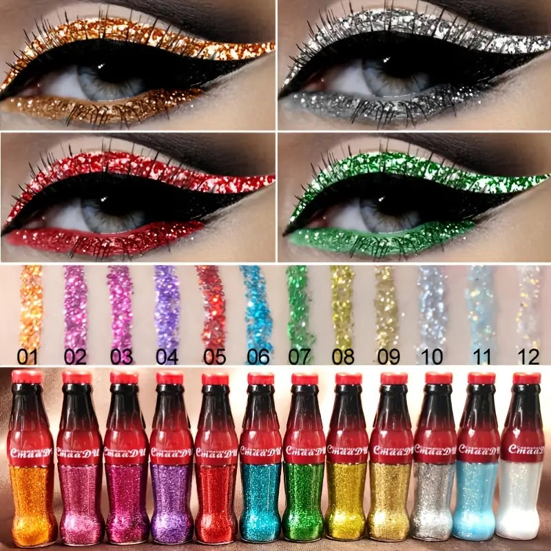 Waterproof Glitter Liquid Eyeshadow Makeup Set