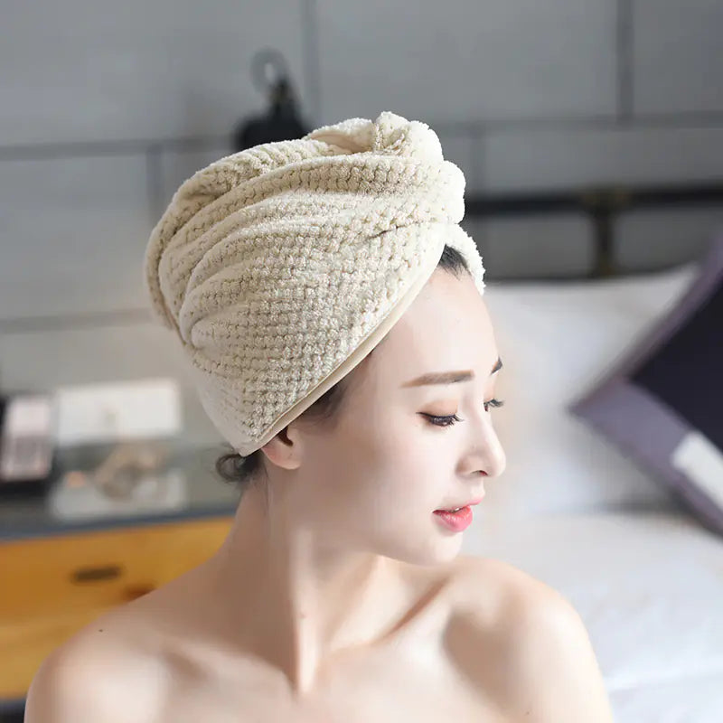 SwiftDry Hair Towel Wrap