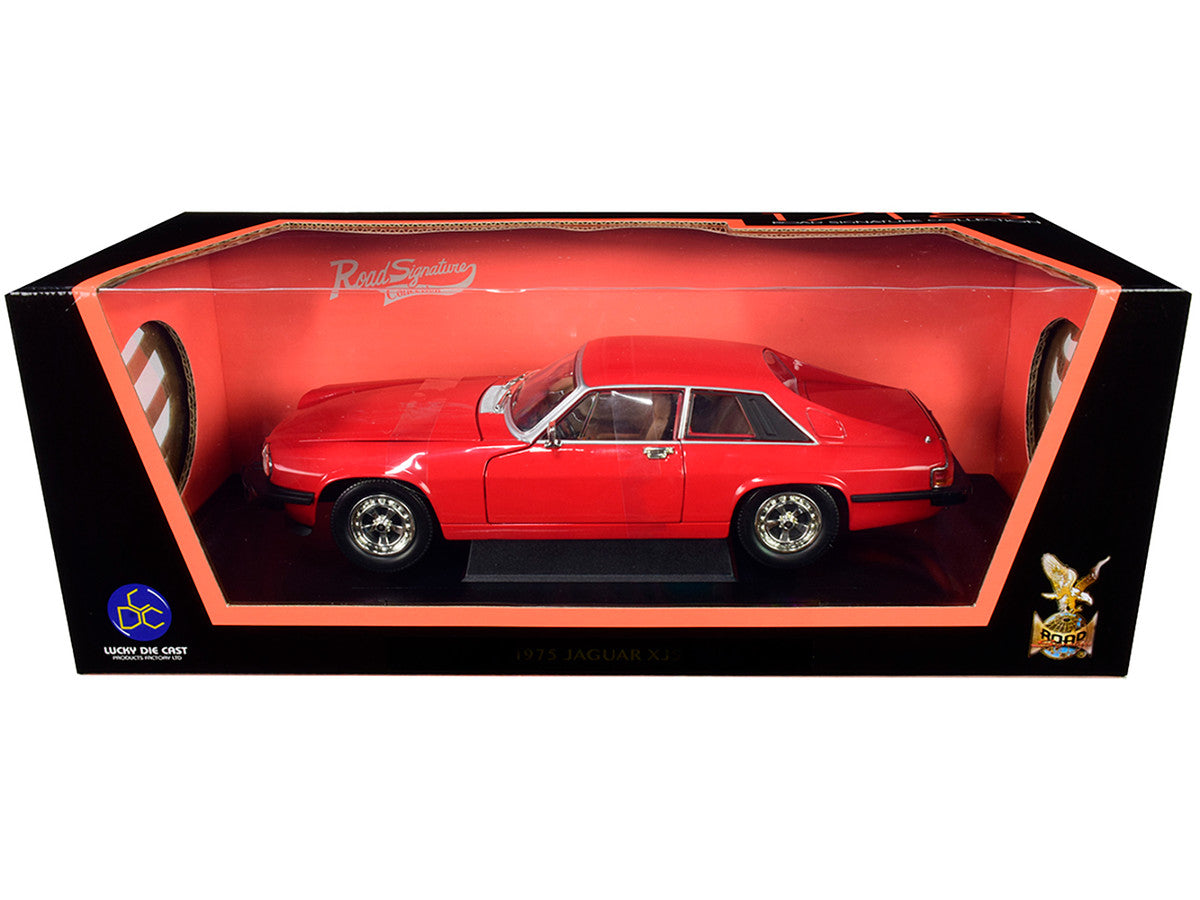 1975 Jaguar XJS Coupe Red 1/18 Diecast Model Car by Road Signature LuxuryLifeWay Online Store