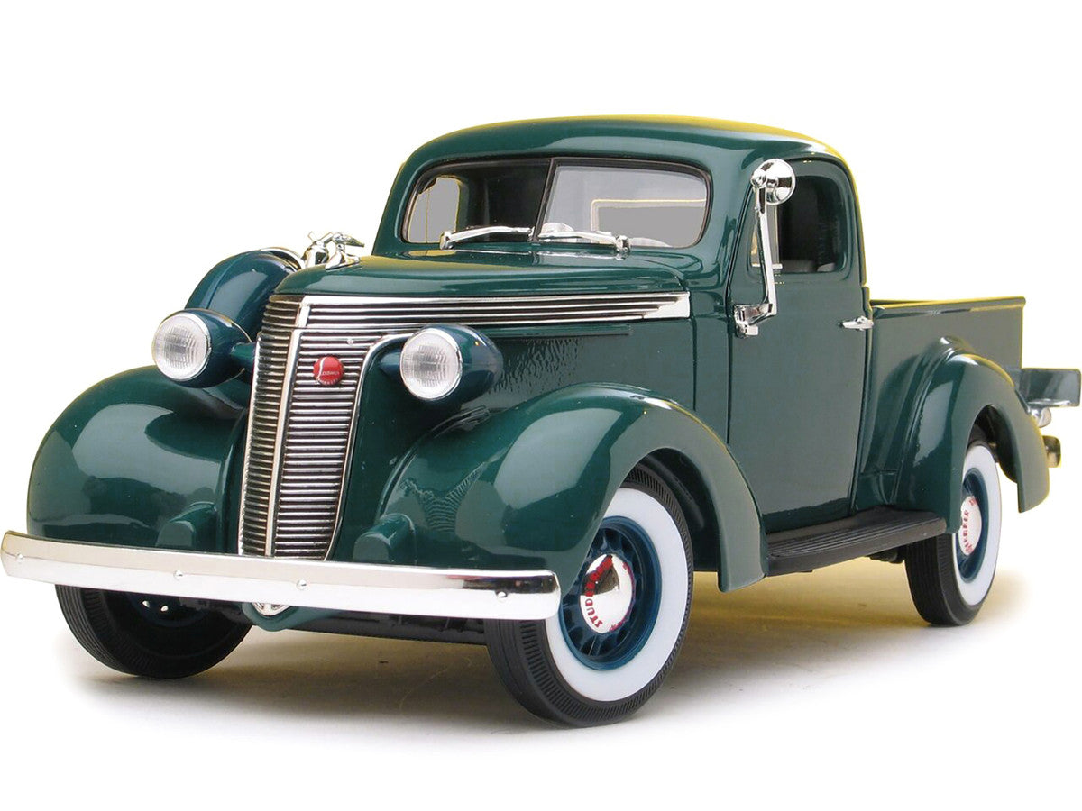 1937 Studebaker Express Pickup Truck Green 1/18 Diecast Model Car by Road Signature LuxuryLifeWay Online Store
