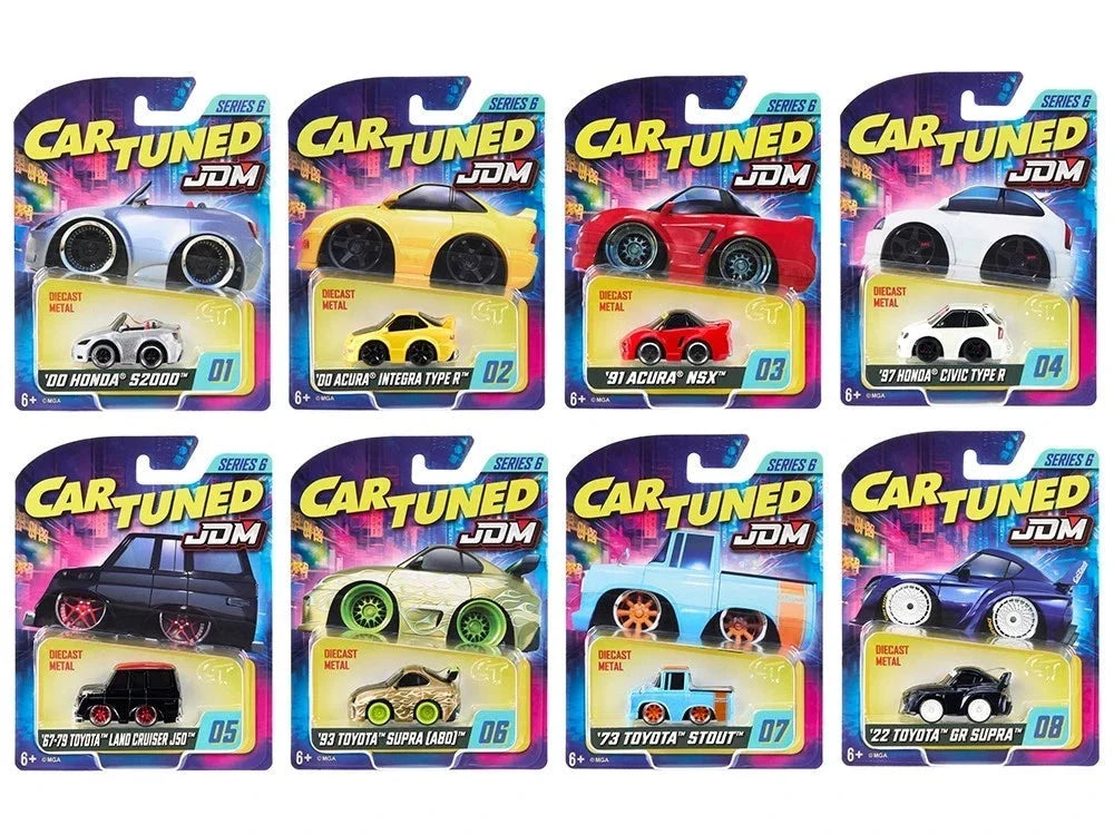 JDM Tuners Series 6 Set of 8 Pieces Diecast Model Cars by CarTuned LuxuryLifeWay Online Store
