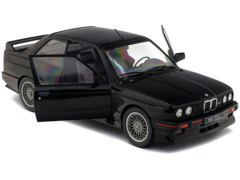 1990 BMW E30 Sport Evo Black 1/18 Diecast Model Car by Solido LuxuryLifeWay Online Store