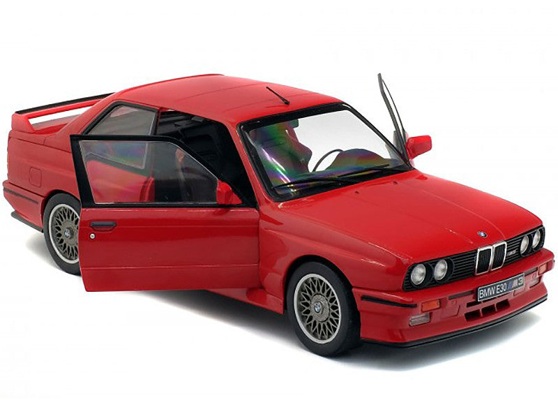 1986 BMW E30 M3 Red 1/18 Diecast Model Car by Solido LuxuryLifeWay Online Store