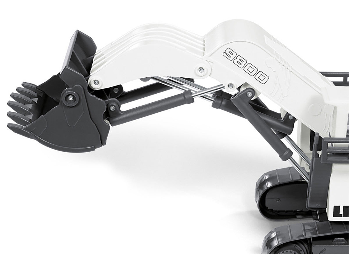 Liebherr R9800 Mining Excavator White and Gray 1/87 (HO) Diecast Model by Siku LuxuryLifeWay Online Store