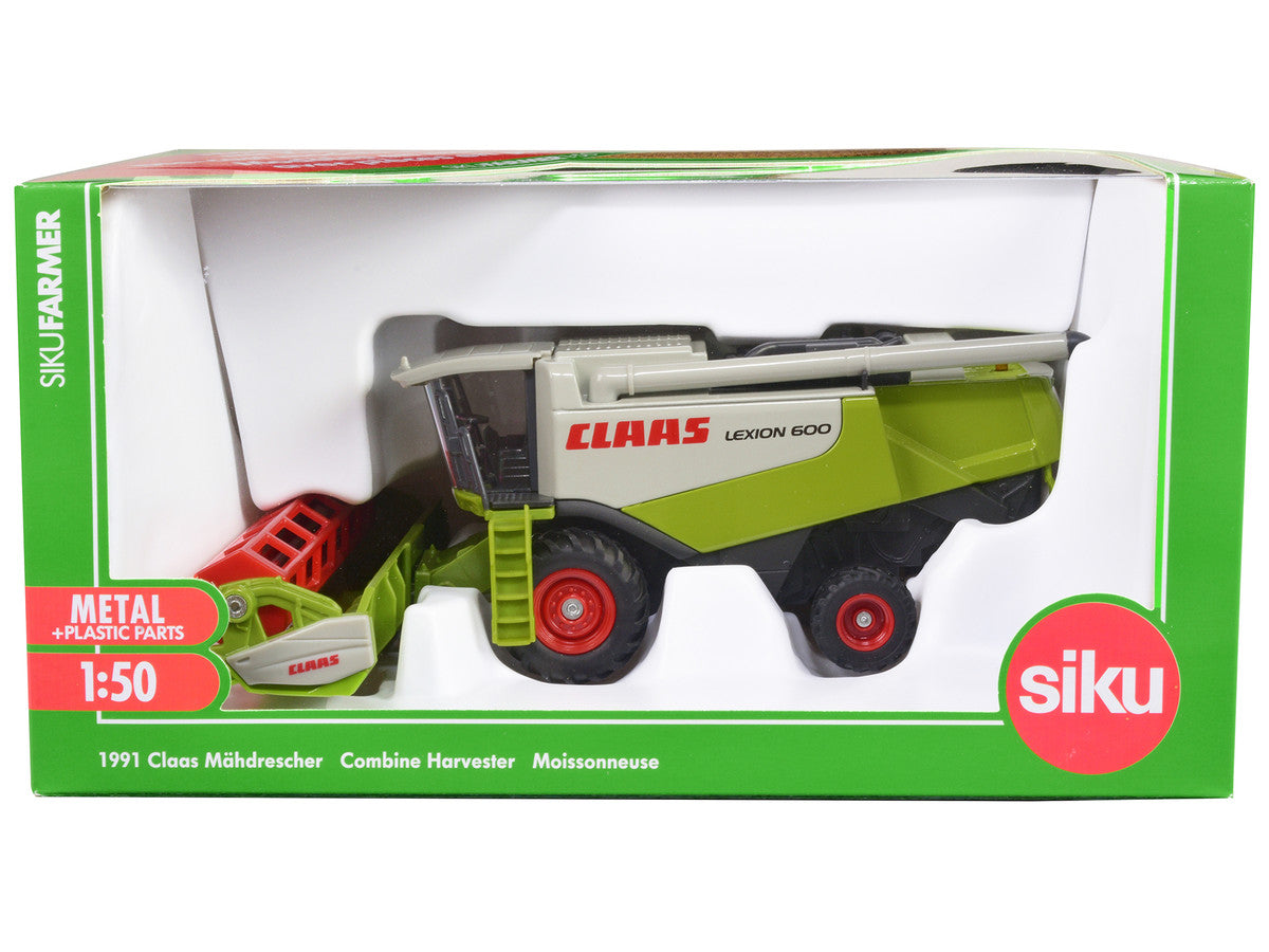 Claas Lexion 600 Combine Harvester Green and Gray 1/50 Diecast Model by Siku LuxuryLifeWay Online Store