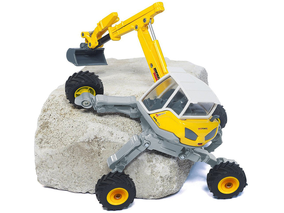 Menzi Muck M545 Walking Excavator Yellow with White Top 1/50 Diecast Model by Siku LuxuryLifeWay Online Store