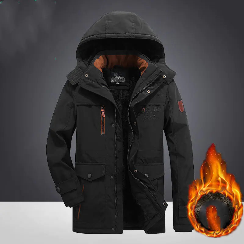 Thick Padded Plush Jacket