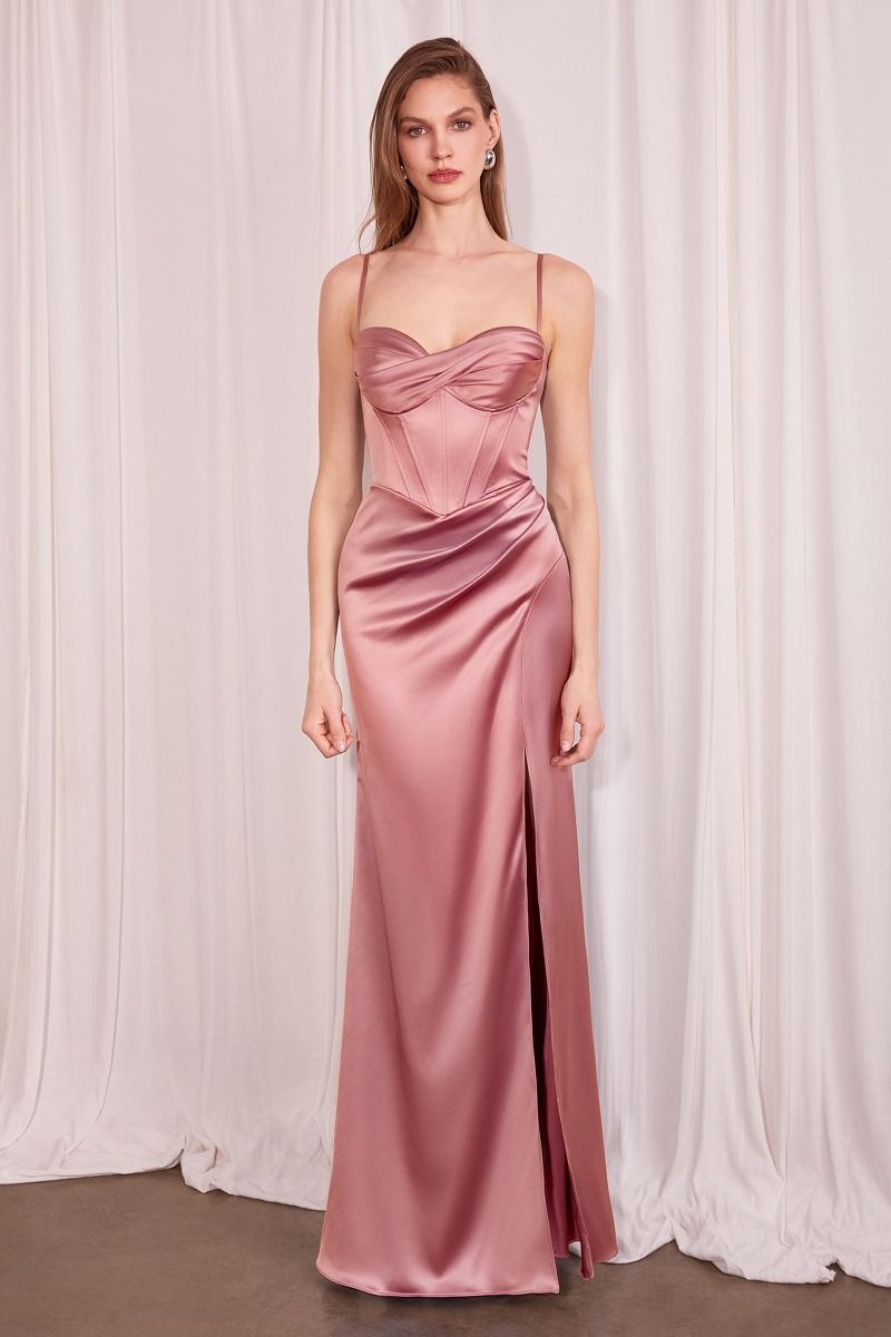 Fitted Dress With A Sweetheart Neckline And Thin Straps LuxuryLifeWay Online Store