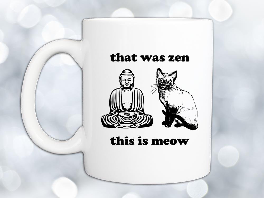 Zen and Meow Coffee Mug