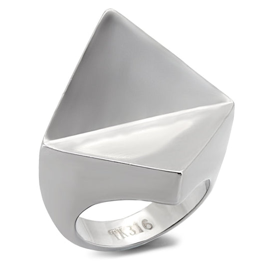 TK136 - High polished (no plating) Stainless Steel Ring with No Stone LuxuryLifeWay Online Store
