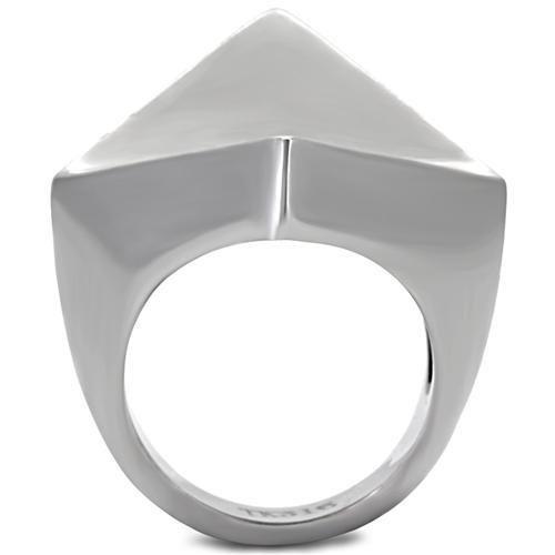 TK136 - High polished (no plating) Stainless Steel Ring with No Stone LuxuryLifeWay Online Store