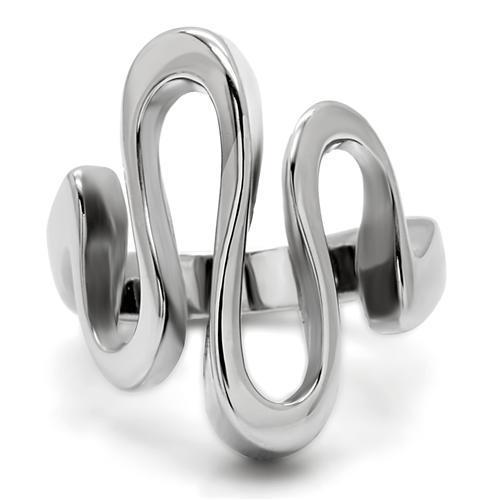 TK152 - High polished (no plating) Stainless Steel Ring with No Stone LuxuryLifeWay Online Store