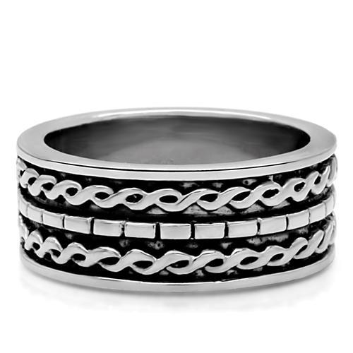 TK158 - High polished (no plating) Stainless Steel Ring with No Stone LuxuryLifeWay Online Store