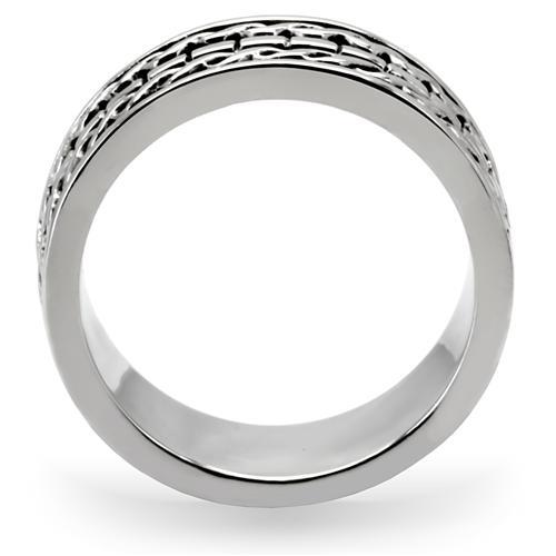 TK158 - High polished (no plating) Stainless Steel Ring with No Stone LuxuryLifeWay Online Store