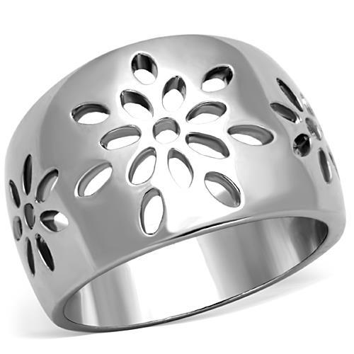 TK1684 - High polished (no plating) Stainless Steel Ring with No Stone LuxuryLifeWay Online Store