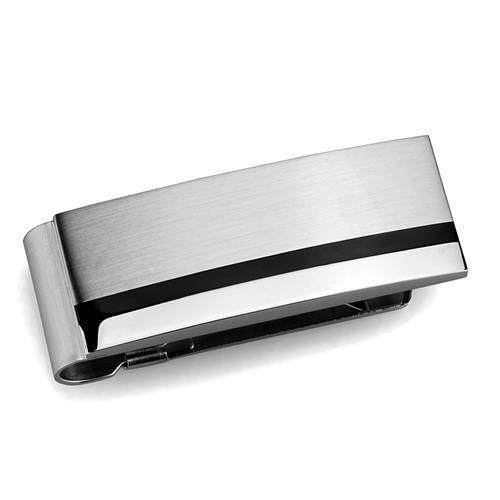 TK2075 - High polished (no plating) Stainless Steel Money clip with No Stone LuxuryLifeWay Online Store