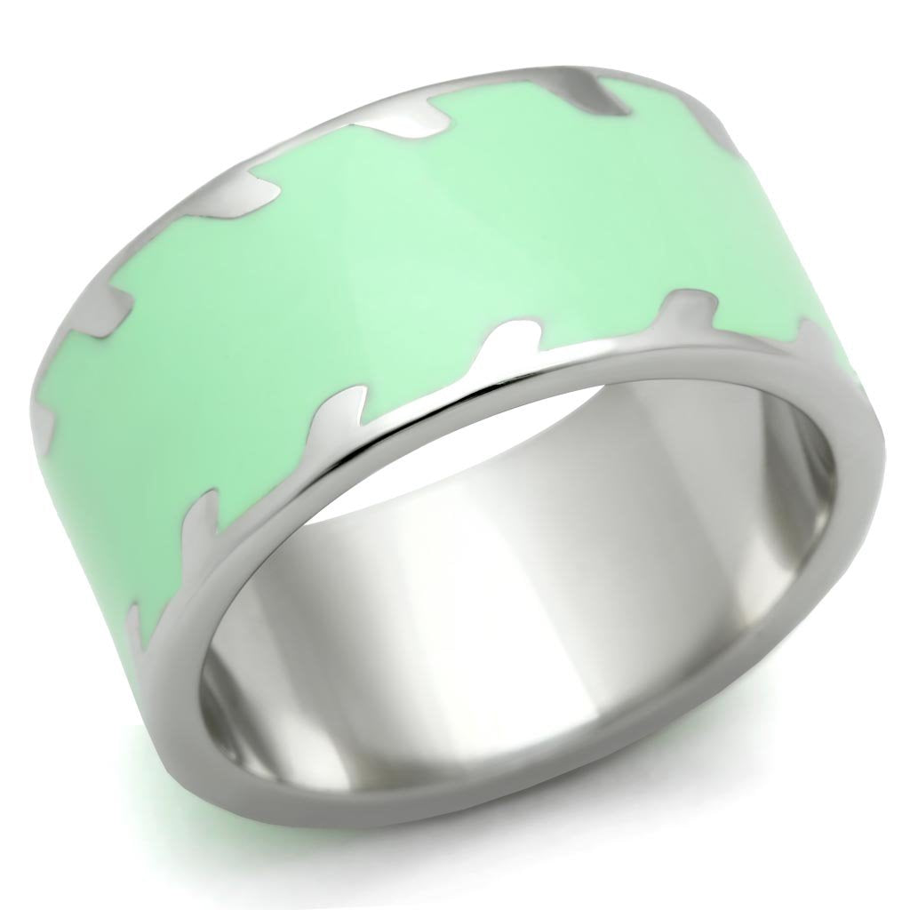 TK222 - High polished (no plating) Stainless Steel Ring with No Stone LuxuryLifeWay Online Store