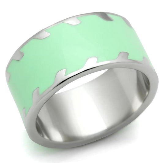 TK222 - High polished (no plating) Stainless Steel Ring with No Stone LuxuryLifeWay Online Store