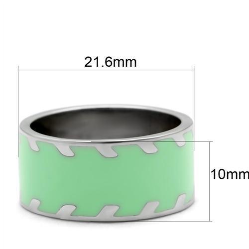 TK222 - High polished (no plating) Stainless Steel Ring with No Stone LuxuryLifeWay Online Store