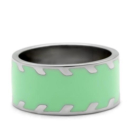 TK222 - High polished (no plating) Stainless Steel Ring with No Stone LuxuryLifeWay Online Store
