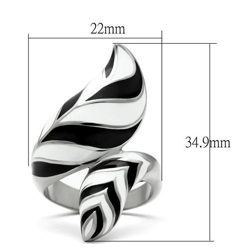 TK227 - High polished (no plating) Stainless Steel Ring with No Stone LuxuryLifeWay Online Store