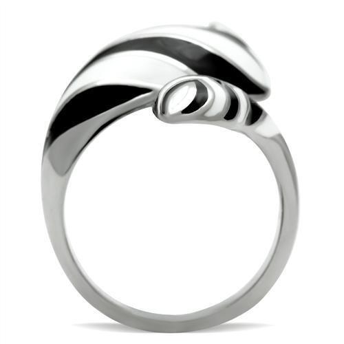 TK227 - High polished (no plating) Stainless Steel Ring with No Stone LuxuryLifeWay Online Store