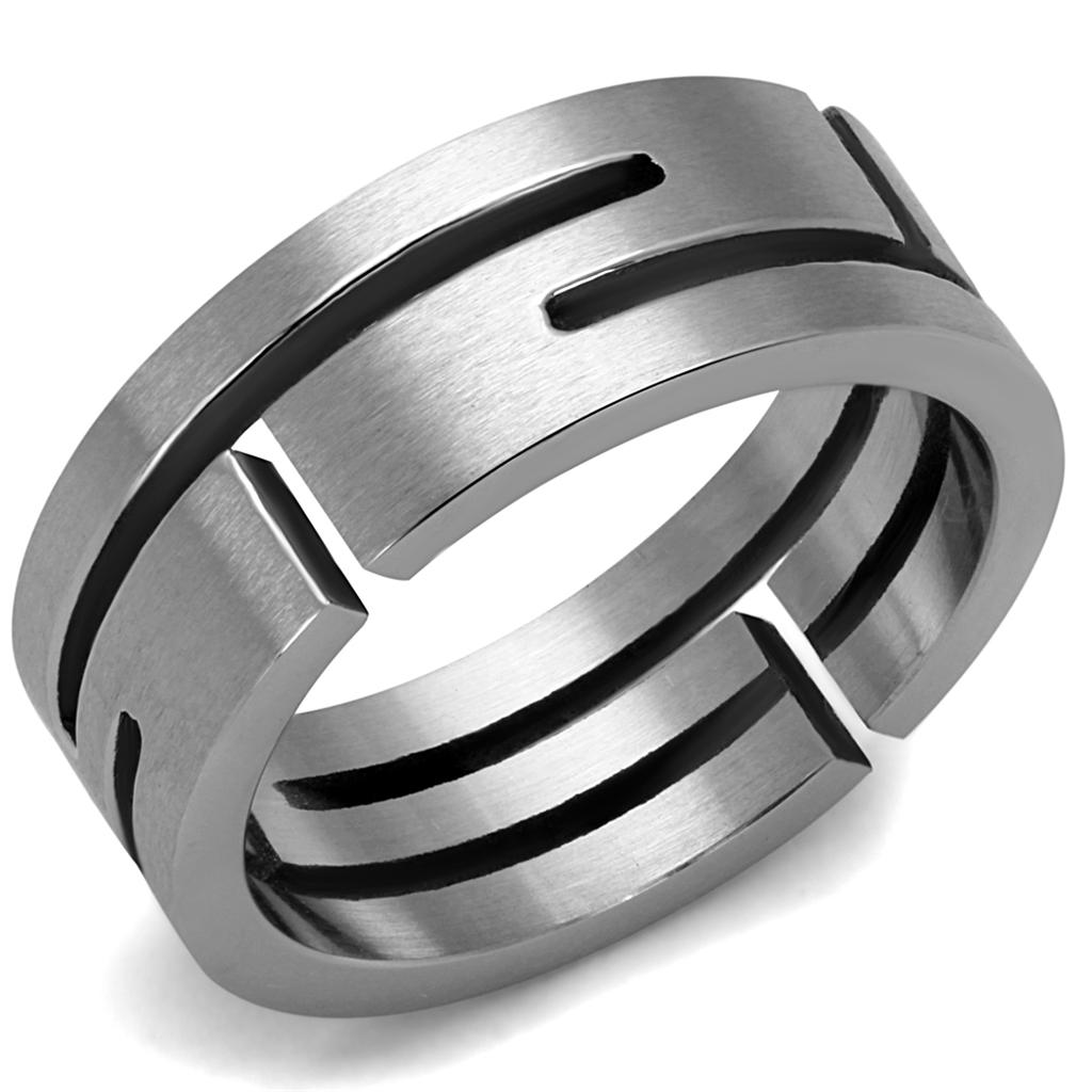 TK2393 - High polished (no plating) Stainless Steel Ring with No Stone LuxuryLifeWay Online Store