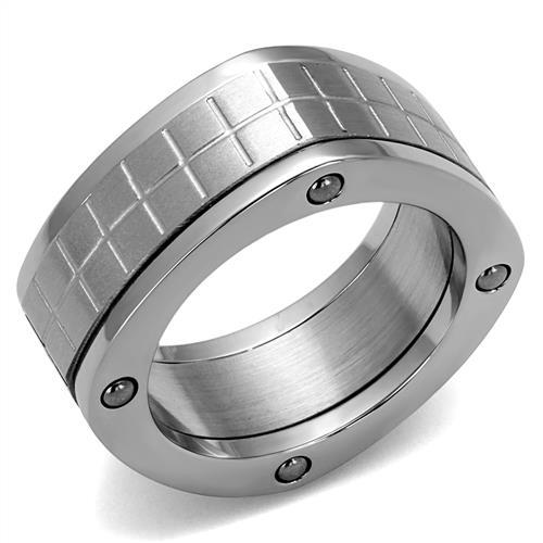 TK2405 - High polished (no plating) Stainless Steel Ring with No Stone LuxuryLifeWay Online Store