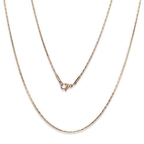 TK2437R - IP Rose Gold(Ion Plating) Stainless Steel Chain with No Stone LuxuryLifeWay Online Store