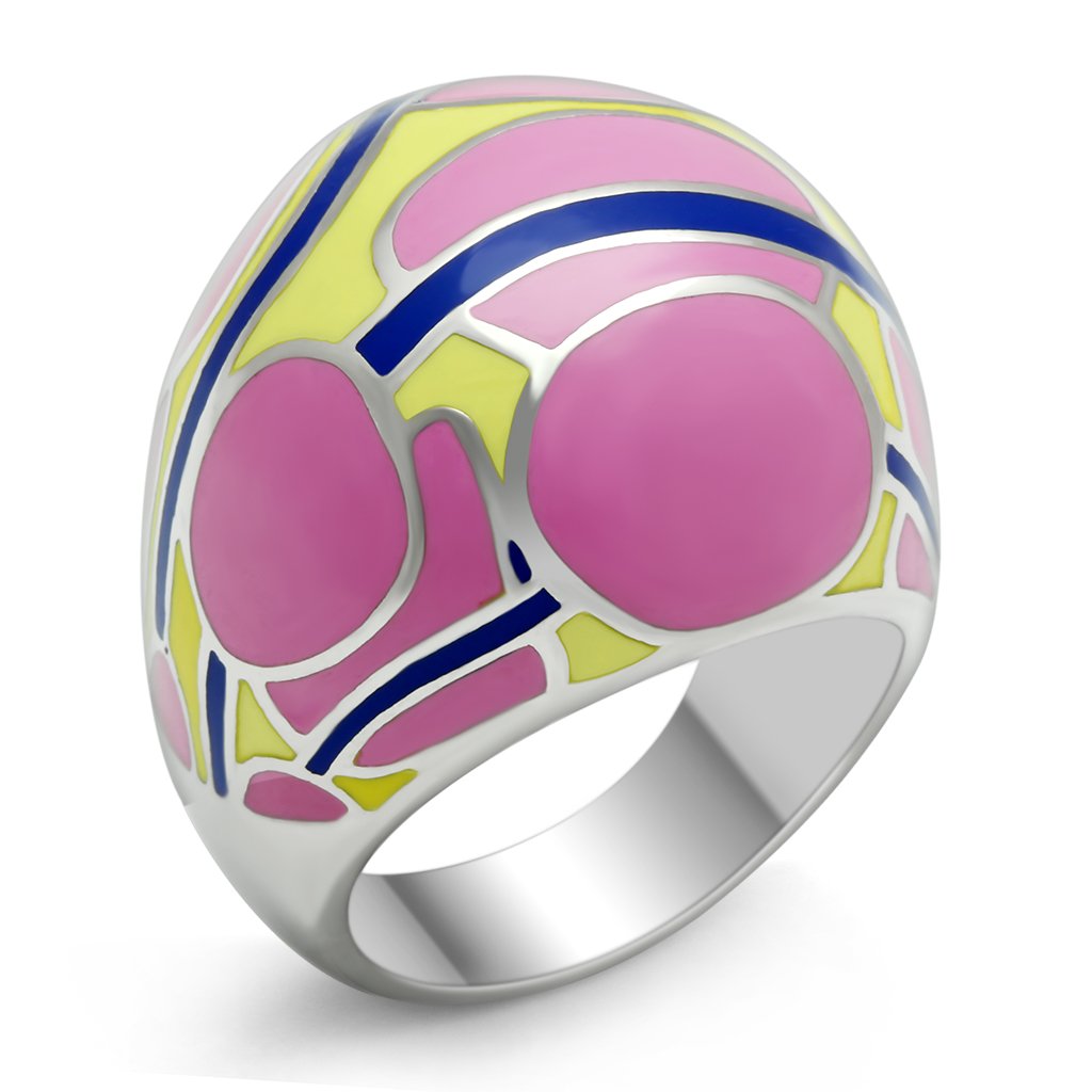 TK250 - High polished (no plating) Stainless Steel Ring with No Stone LuxuryLifeWay Online Store
