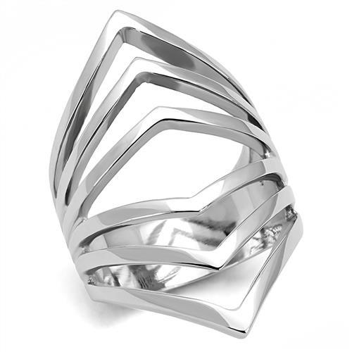 TK3144 - High polished (no plating) Stainless Steel Ring with No Stone LuxuryLifeWay Online Store