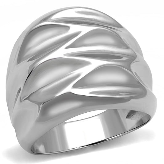 TK3262 - High polished (no plating) Stainless Steel Ring with No Stone LuxuryLifeWay Online Store