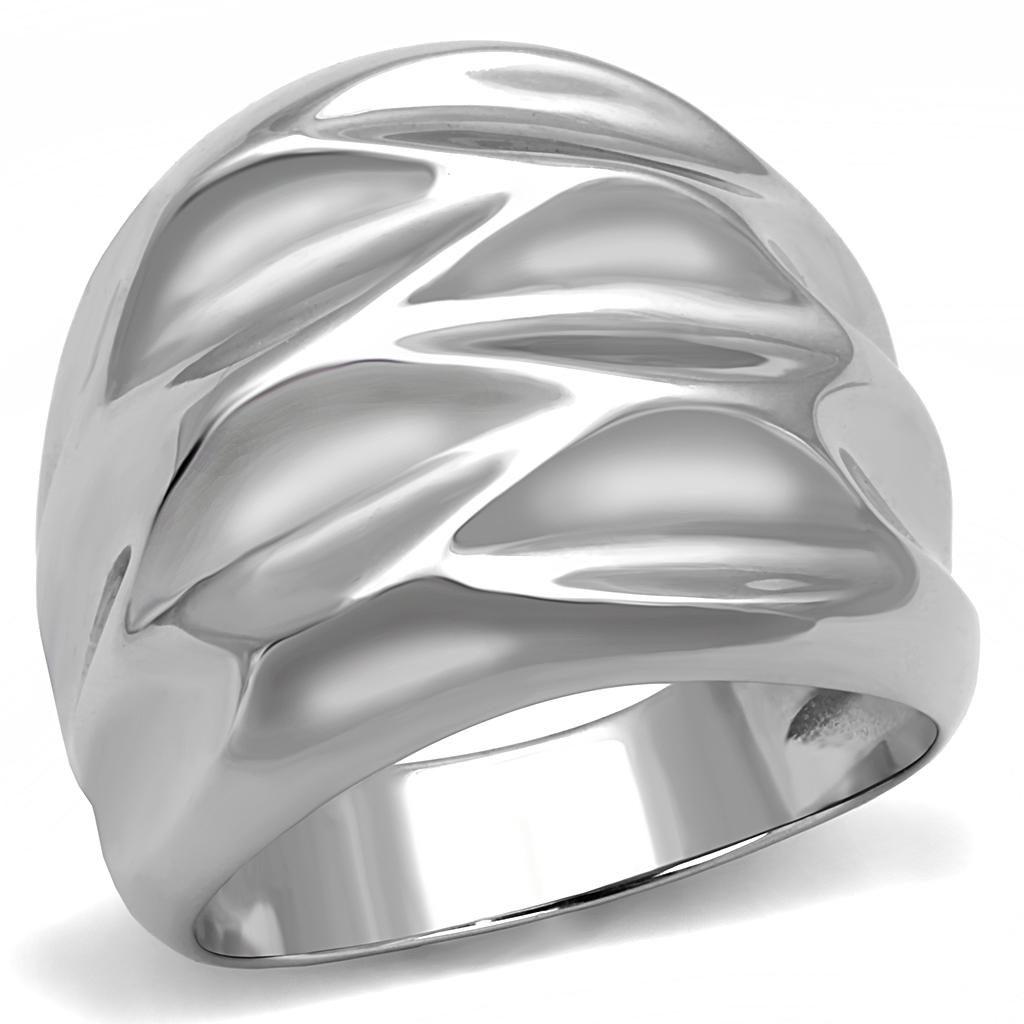 TK3262 - High polished (no plating) Stainless Steel Ring with No Stone LuxuryLifeWay Online Store